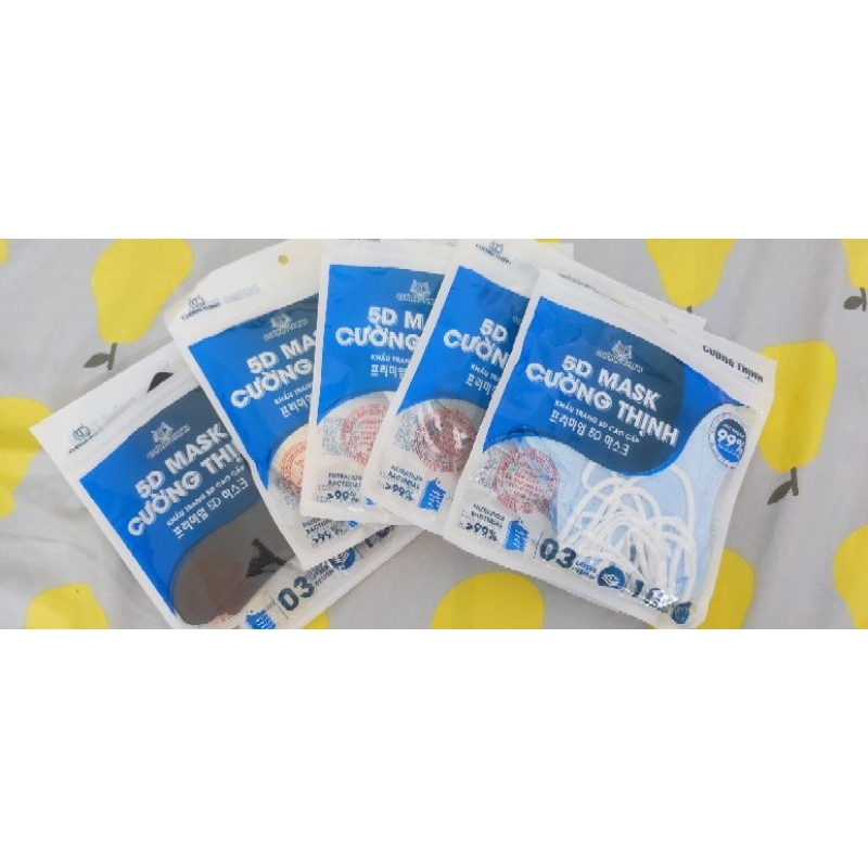 10 khẩu trang 5d cường thịnh