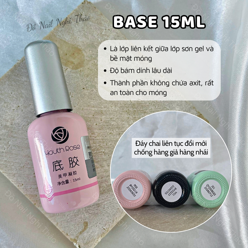 Cứng móng hoa hồng chính hãng 15ml NGHI THẢO