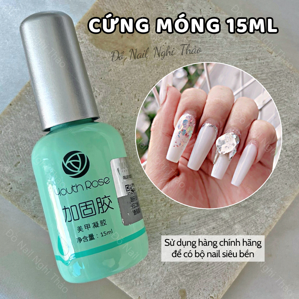 Cứng móng hoa hồng chính hãng 15ml NGHI THẢO