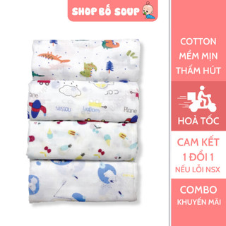 Khăn xô tắm aden sợi tre 100% chất siêu mềm cho bé