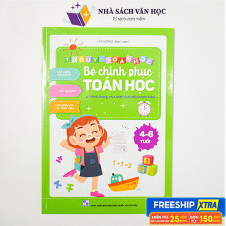 Sách - bé chinh phục toán học cho bé 4-6 tuổi - phiên bản mới - tư duy toán học