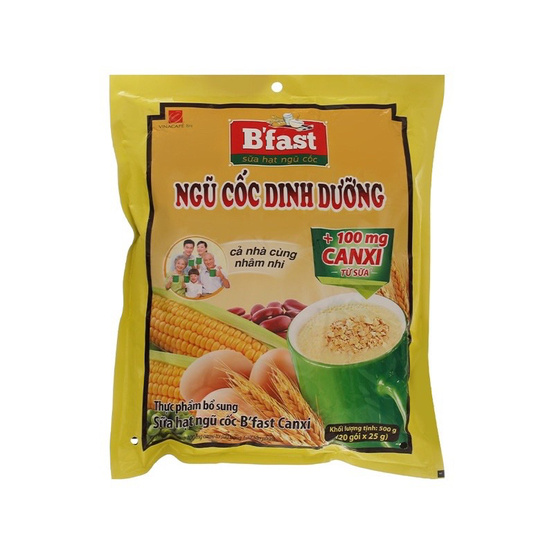 Ngũ cốc dinh dưỡng Bfast 20gói x 25gram