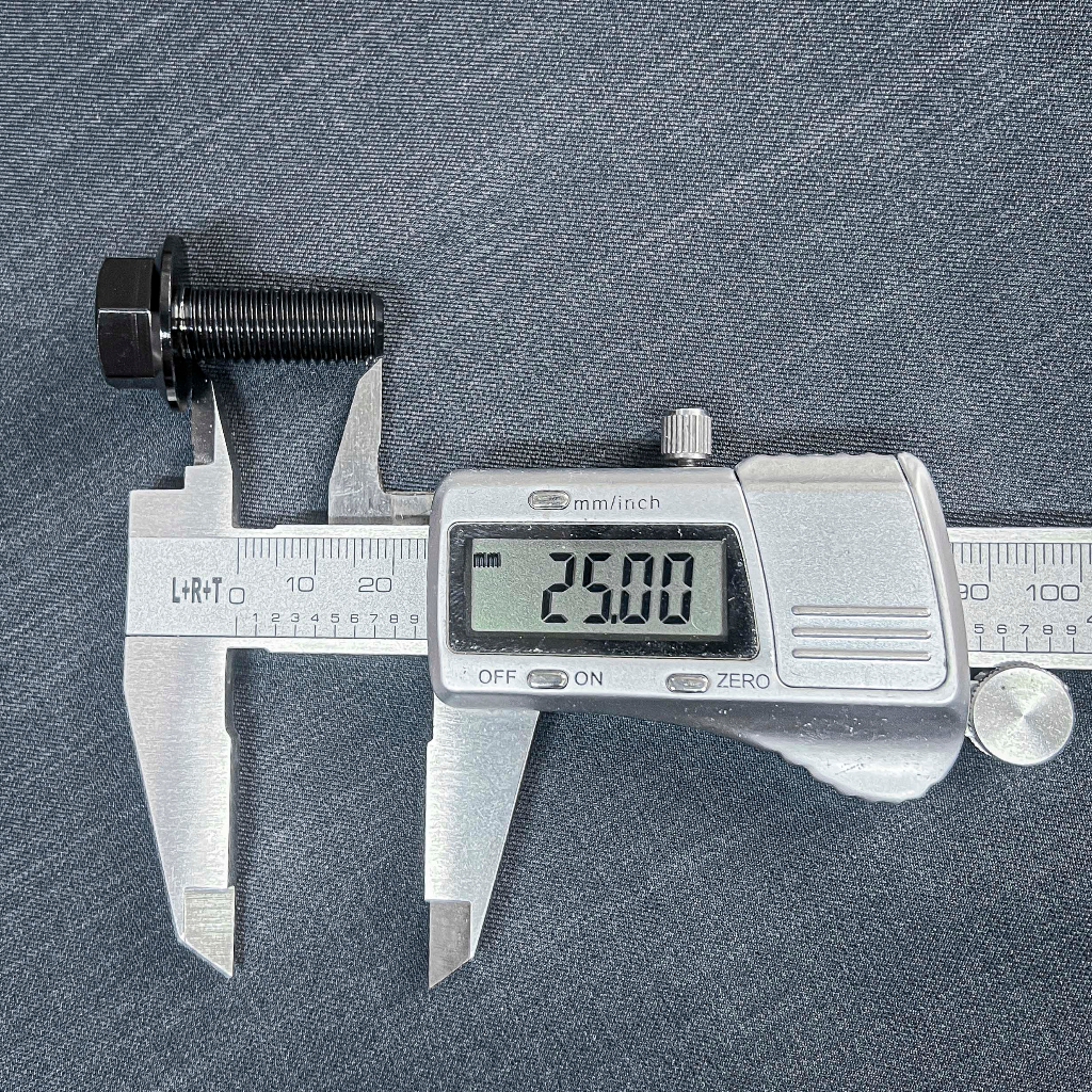 Ốc heo dầu | Ốc pát heo 10li | Titan đen 10li25 | m10 x 25 | 10li 25 | Titan đen 10li gắn pát heo yamaha honda suzuki