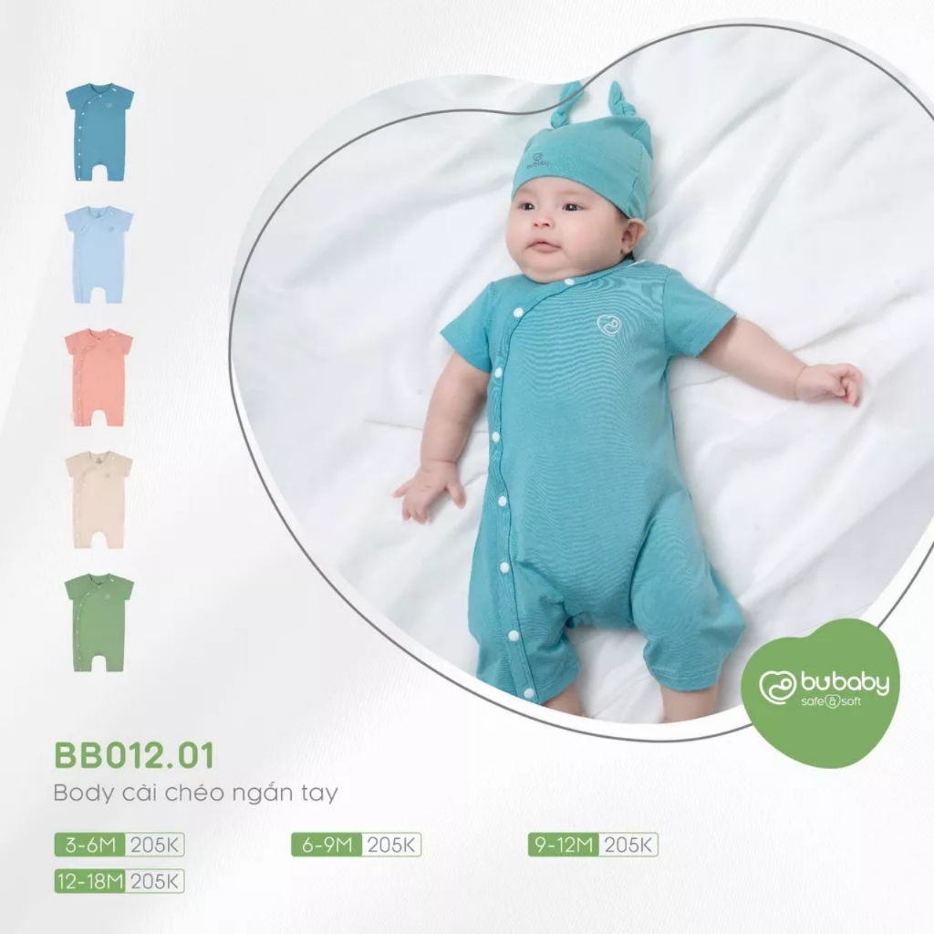Body cộc cài chéo sợ tre Bu Baby