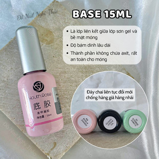 Base top hoa hồng, sơn liên kết móng 15ml