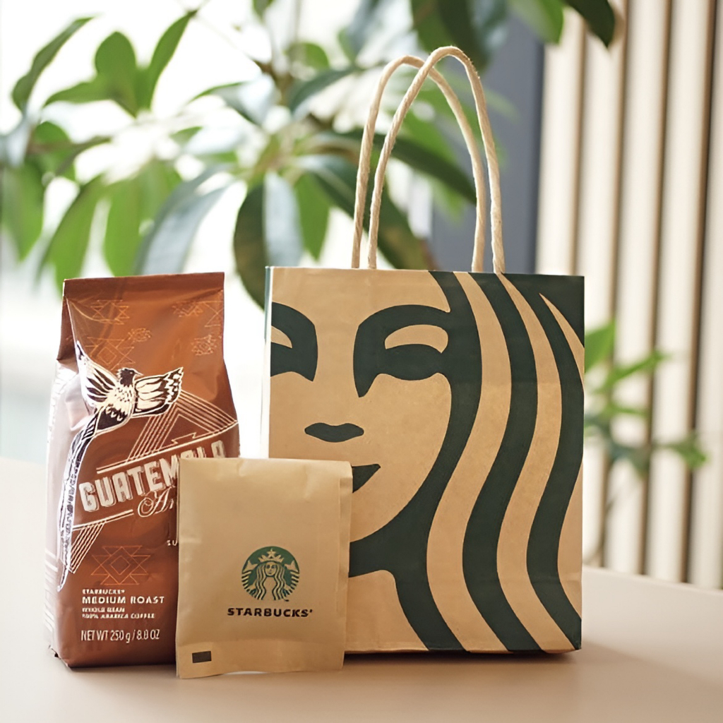 Các Mẫu Túi Giấy Starbucks Chính Hãng Nhiều Kích Cỡ
