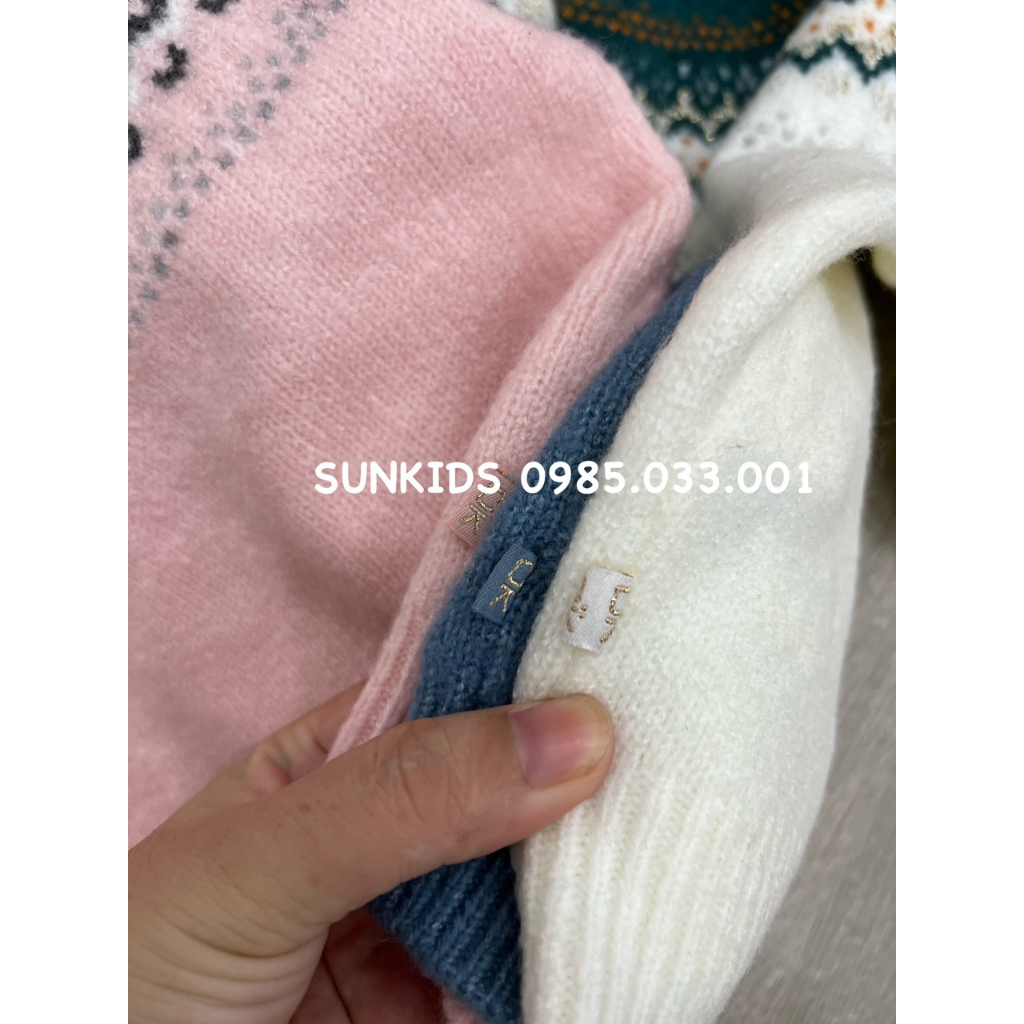 Áo len O.kai.di cho bé họa tiết thổ cẩm