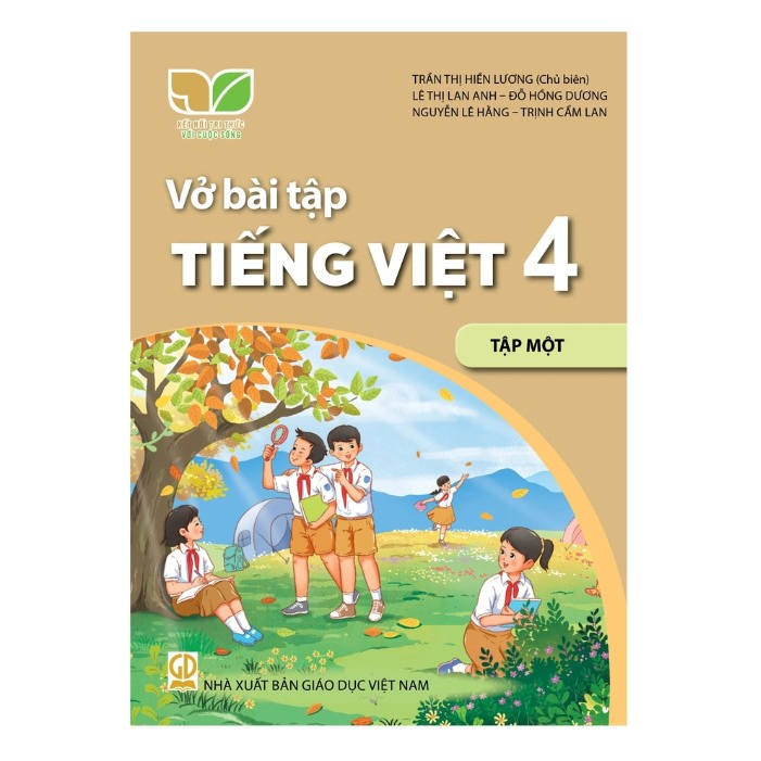 Sách - Vở bài tập Tiếng Việt Lớp 4 Tập 1 - Kết nối (Giáo Dục) Kèm 1 tờ Thời Khóa Biểu