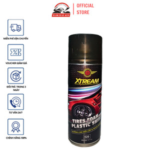 Chai xịt dưỡng nhựa, phục hồi, làm đen nhựa nhám, lốp xe Xtream 450ml