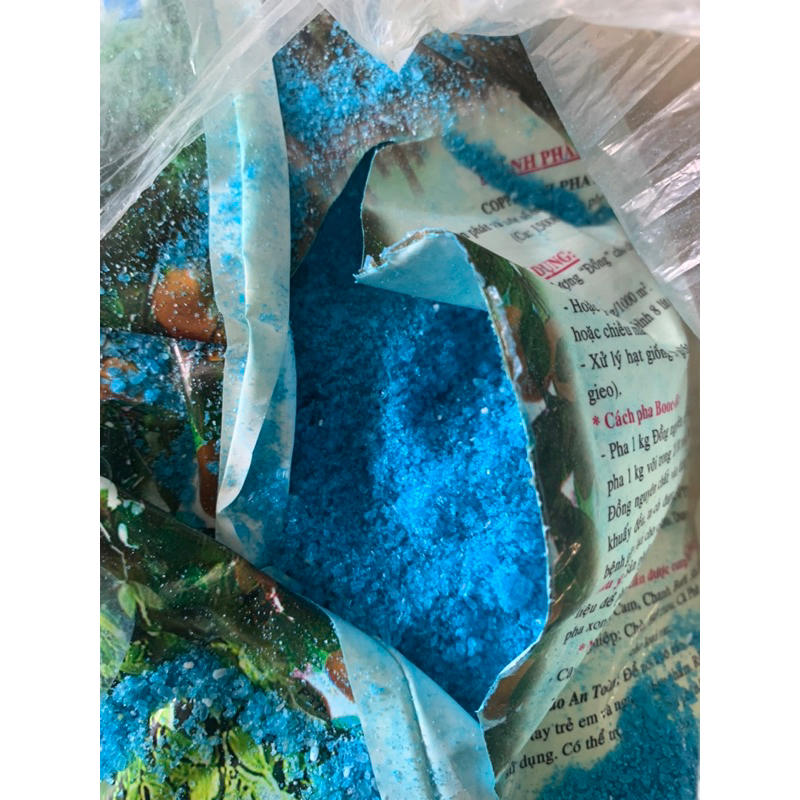 Đồng rửa vườn - khoáng chất sun phát đồng gói 1kg