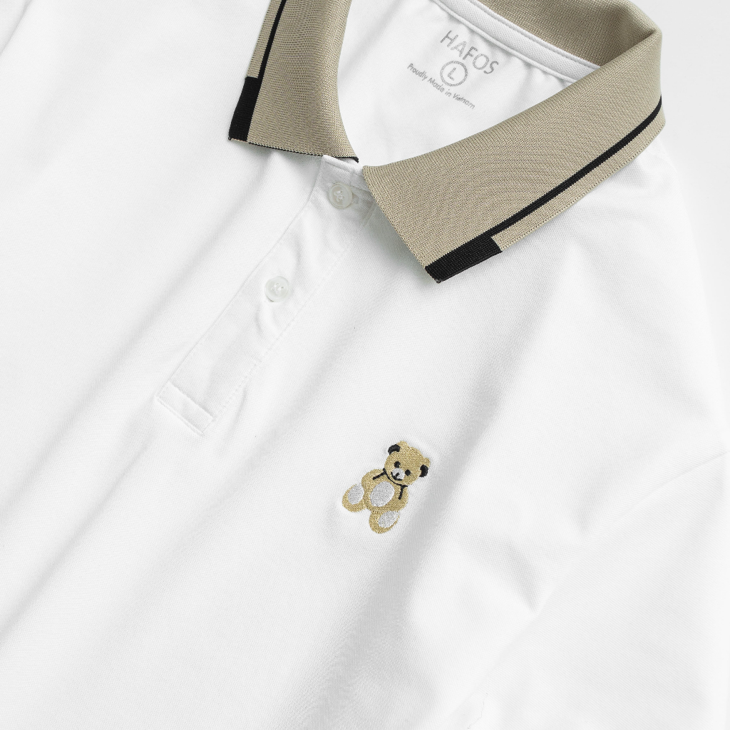 Áo polo nam HAFOS TEDEAR vải Cá Sấu Cotton cao cấp