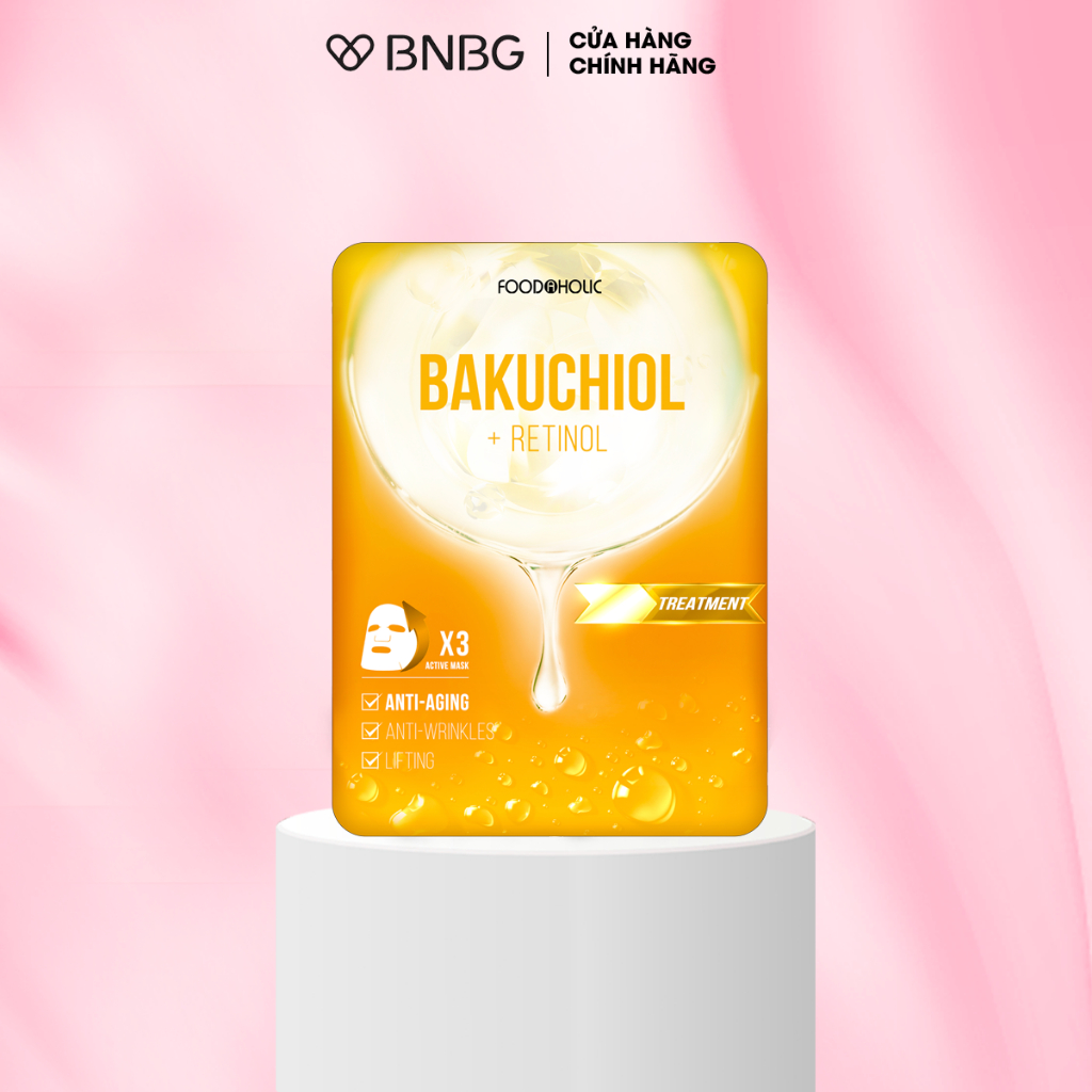 Mặt Nạ Foodaholic Bakuchiol Tái Tạo, Chống Lão Hoá Da Bakuchiol Ample Mask 23ml/miếng