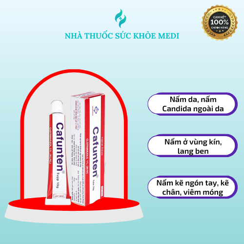 Kem bôi nấm da CAFUNTEN 10g
