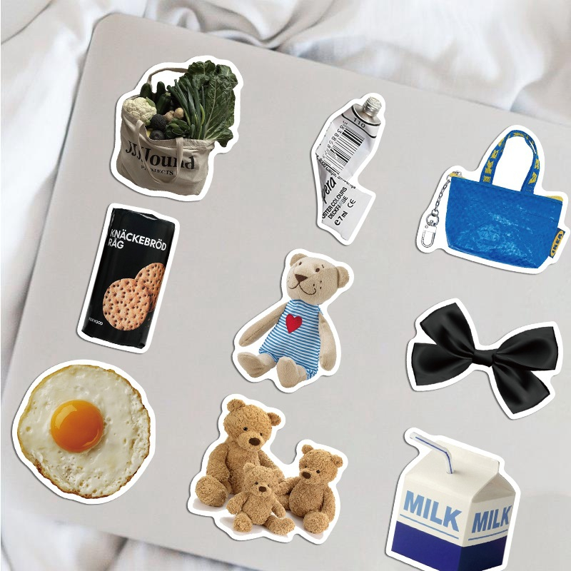 50 Miếng Dán, Sticker Chống Thấm Nước Dán Vali, Bình Nước, Dán Vở Siêu Xinh