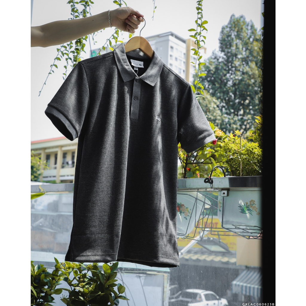 Áo Polo Nam Cộc Tay Lcst, Form slim, vải cotton dệt chính phẩm dư xịn, 3 colors, Hàng VNXK