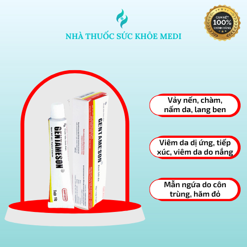 Kem bôi thương tổn ngoài da GENTAMESON 10g
