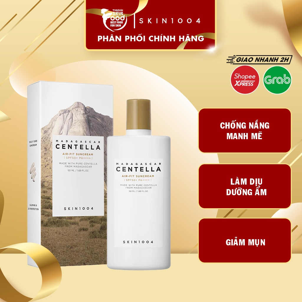 Kem Chống Nắng Skin1004 Madagascar Centella Air fit Suncream Plus SPF50+ 1995 shop