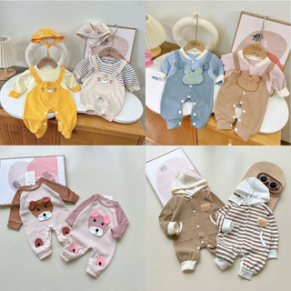 Bộ body dài tay thu đông cho bé trai, bé gái từ 4-14kg