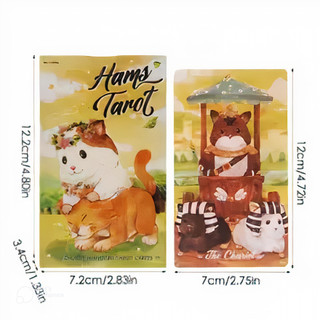 (size gốc) Bộ Bài Chubby Hams Tarot Cards New