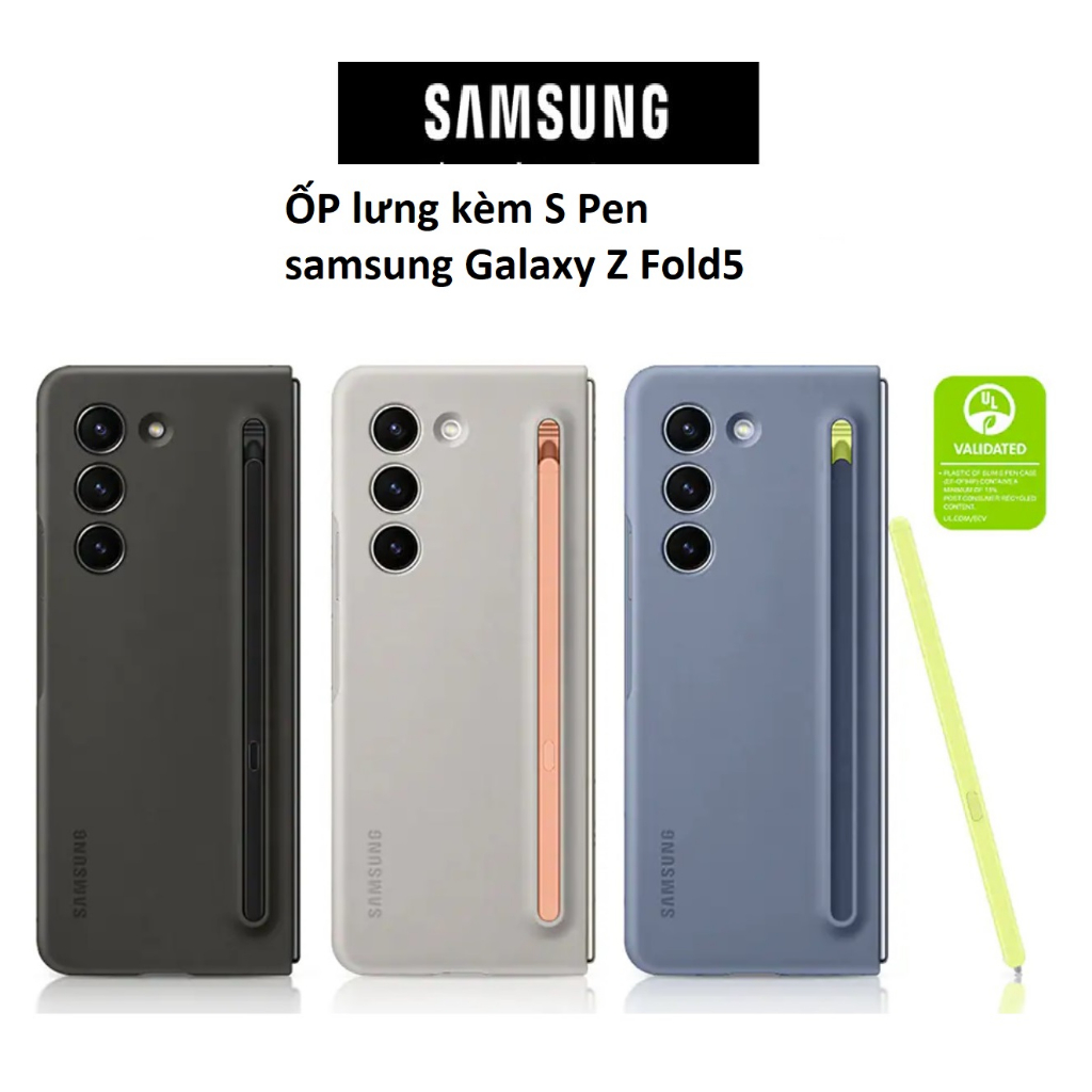 Ốp lưng kèm S Pen samsung Galaxy Z Fold 5-Hàng chính hãng