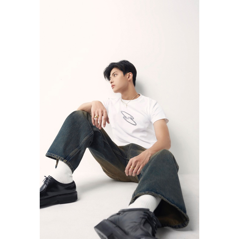 Quần Soap Baggy Jeans hai màu Đen/Indigo Washed