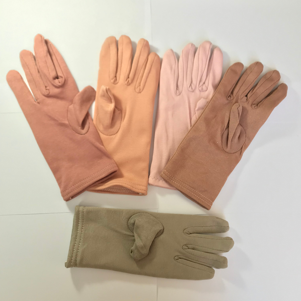 Găng tay chống nắng, bao tay chống nắng vải thun 2 lớp nhiều màu dài 25cm