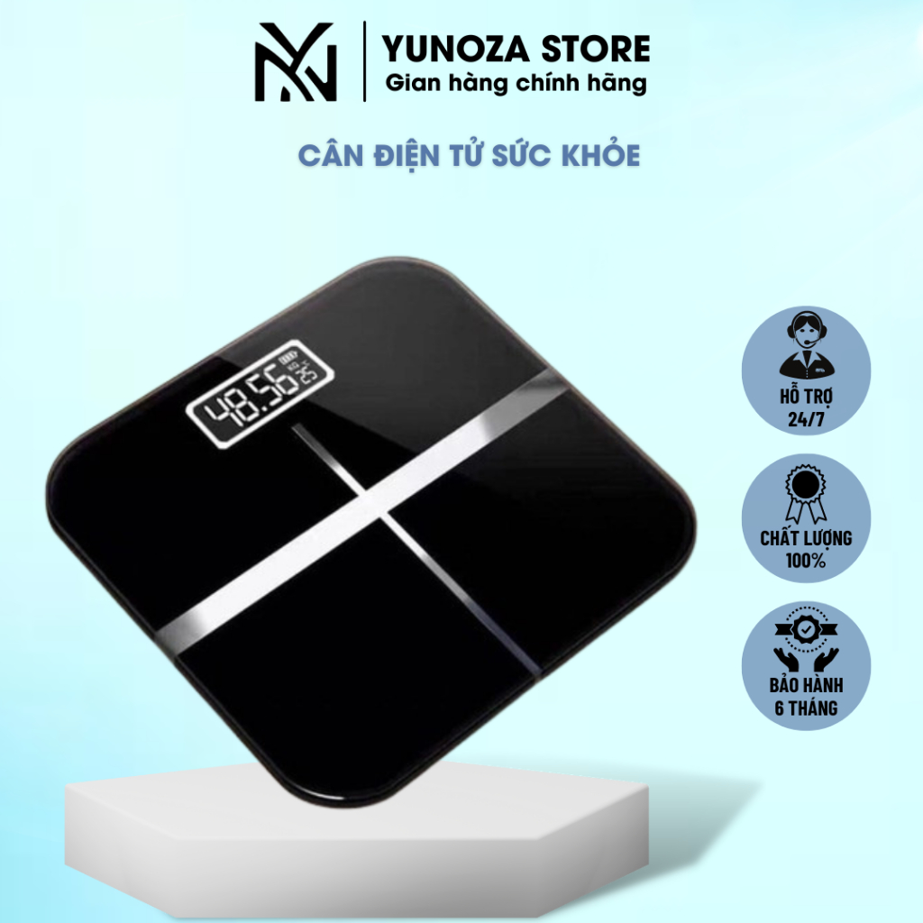 Cân Điện Tử YUNOZA Thông Minh - Cân Sức Khỏe Cho Gia Đình Mẫu Mới