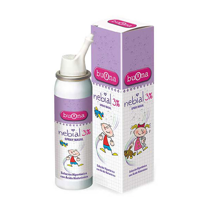 Thương hiệu Ý BUONA NEBIAL 3% SPRAY DUNG DỊCH XỊT MŨI GIÚP PHÒNG VIÊM ĐƯỜNG HÔ HẤP TRÊN | NHẬP KHẨU CHÍNH HÃNG