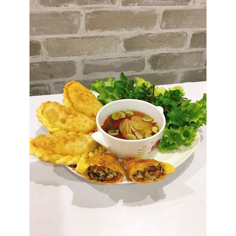 Vỏ bánh gối-giòn tan-k bết dính