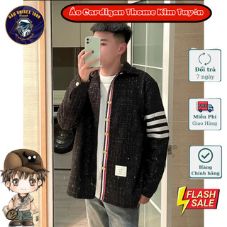Áo khoác thome dạ kim tuyến 💙 áo cardigan chất đẹp, dày dặn