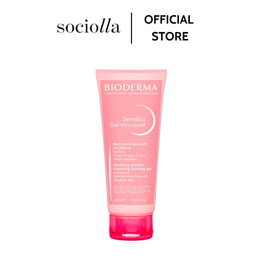 Gel Rửa Mặt Tạo Bọt Cho Da Nhạy Cảm Bioderma Sensibio Gel Moussant