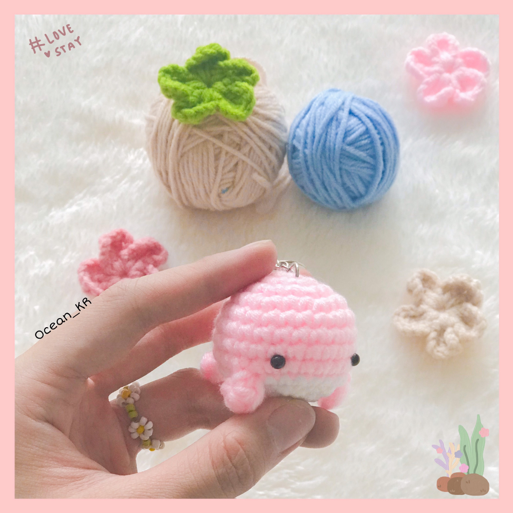 Móc khoá hình cá voi 🐳 siu cute_OceanKR_