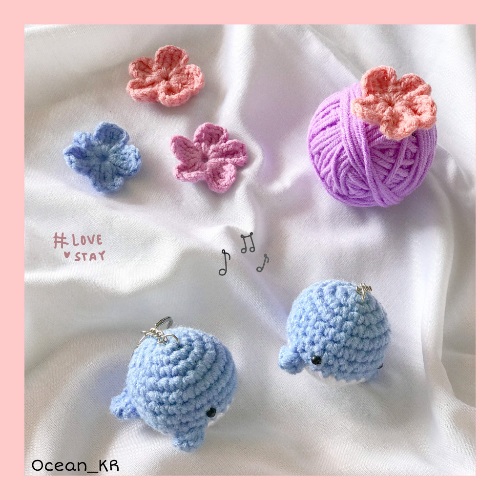 Móc khoá hình cá voi 🐳 siu cute_OceanKR_