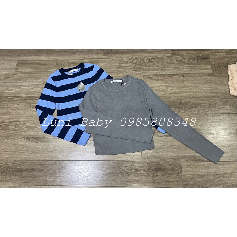 Áo len croptop Zara nữ