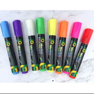 Bút viết bảng kính dạ quang, bảng quảng cáo ngòi 5, 6mm