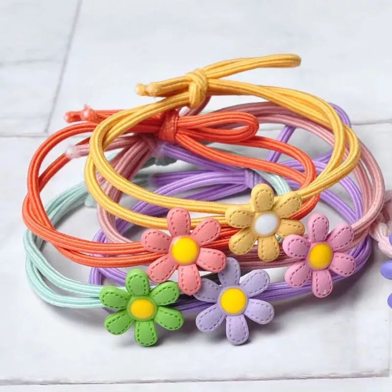 Cột tóc hoa cúc dễ thương siêu bền