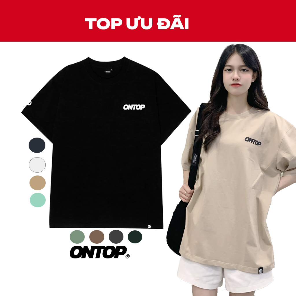 Áo thun form rộng nam nữ local brand ONTOP Basic Renew nhiều màu O13-T1