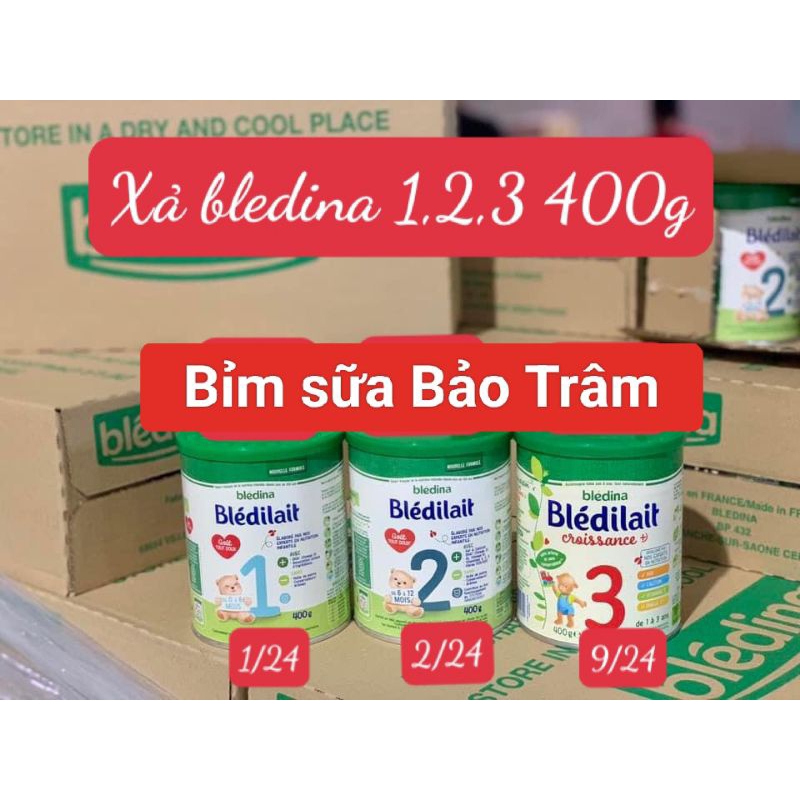 Sữa Bledina số 1/2/3 400g/900g2025