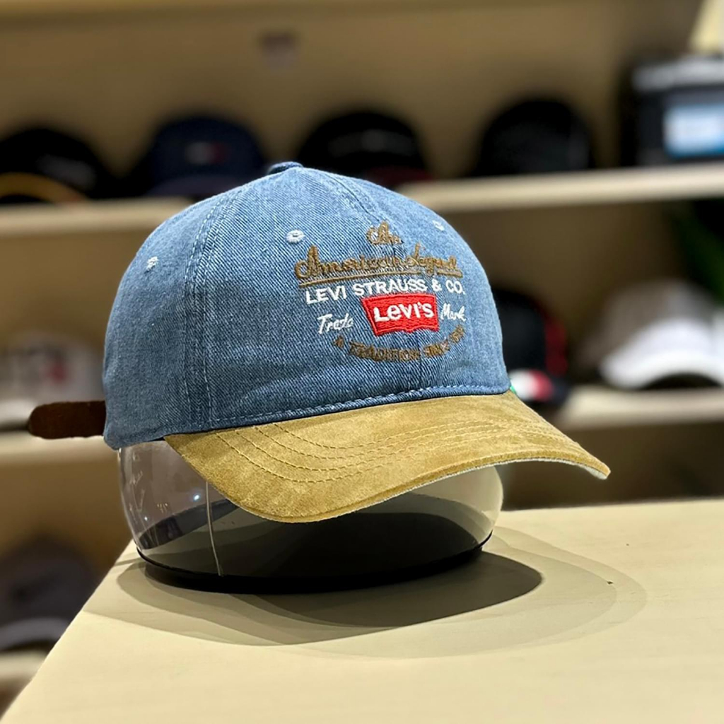 Nón nam, mũ lưỡi trai vải JEAN Cao cấp Form chuẩn