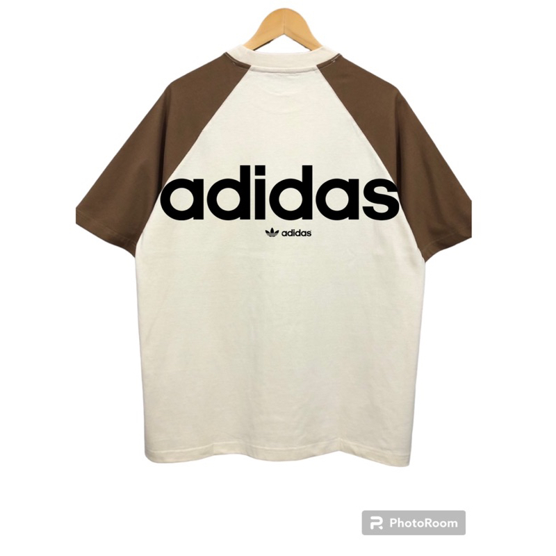Áo thun Raglan ADIDAS biglogo phối tay cao cấp, áo phông hàn quốc xuất xịn