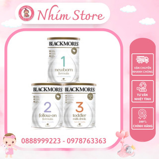 Sữa bột blackmores úc số 1 - 2 - 3 lon 900g
