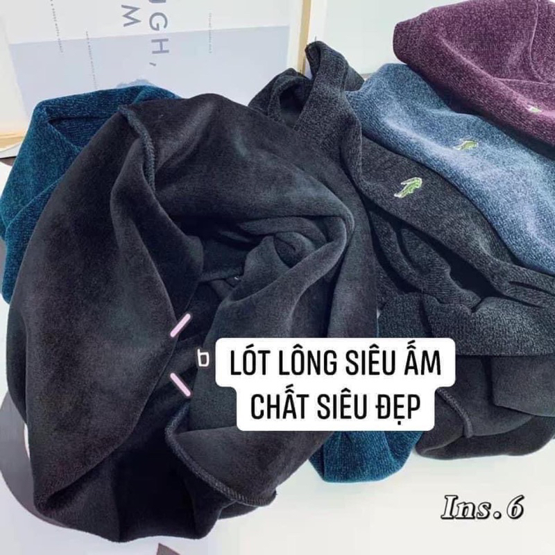 Áo len nam lót lông dày ấm CARTERLO hàng QC