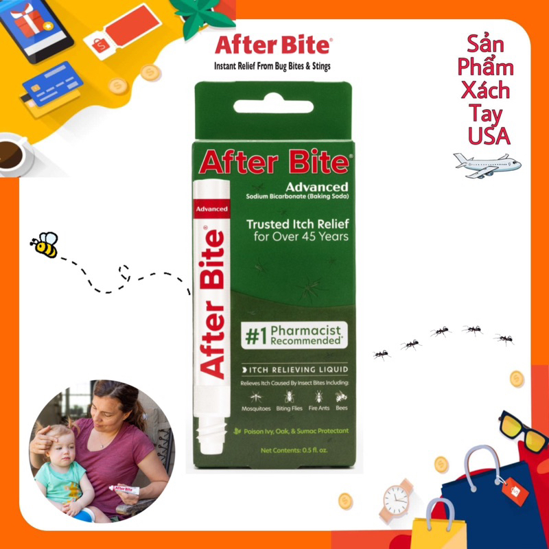 Gel làm dịu da khi bị côn trùng cắn After Bite® Advanced Formula