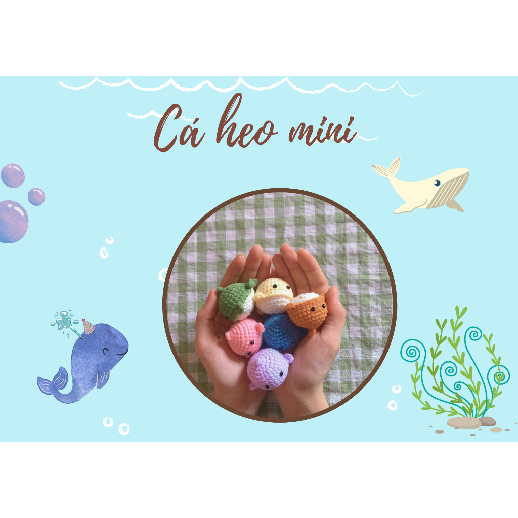 Móc khoá cá heo mini 🐳🐳🐳