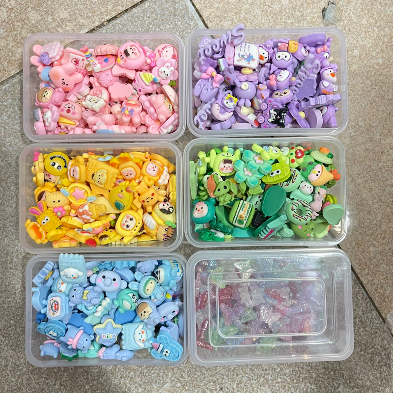 Set 10 charm mix ngẫu nhiên theo màu