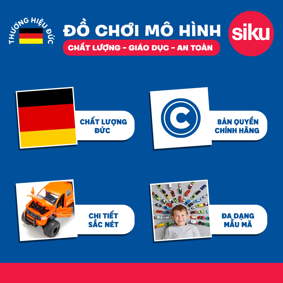 Đồ Chơi SIKU Xe Vệ Sinh Đường Và Xe Đổ Rác 1687