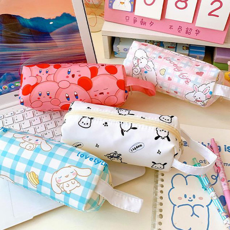 Túi Đựng Bút Vải Bóng Họa Tiết Cinamol Pochacco Hot Trend Hộp Bóp Viết Chống Nước Mĩ Phẩm Văn Phòng Phẩm Peach home Rẻ