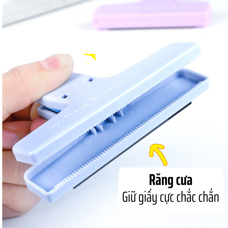 Dụng Cụ Kẹp Giấy Size To Kèm Nam Châm Màu Pastel Xinh Xắn Giá Rẻ Ghim Cài Hồ Sơ Ghi Chú Note Văn Phòng Phẩm Peach Home