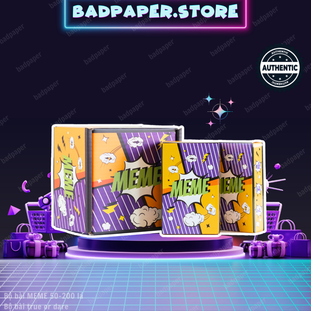 Bộ Bài Meme 50-200 Lá Chơi Vui Quên Lối Về, Boardgame Meme Hài Hước Chơi Nhóm Cùng Bạn Bè