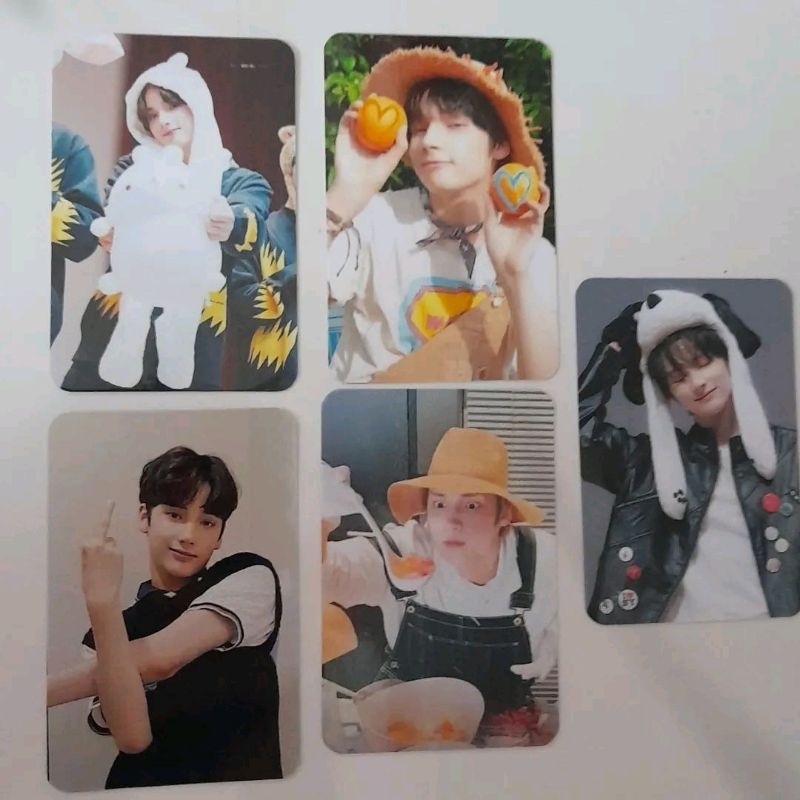 Set 5 cardset 5card bo góc huening kai txt dễ thương